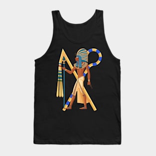 Vintage Retro God Ra, The Creator God of Ancient Egypt Tank Top